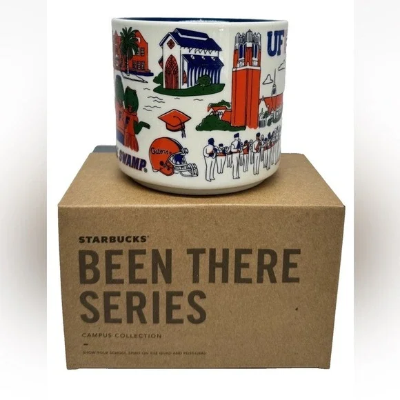 Starbucks UF University of Florida Gators Been There Series 14oz Ceramic Mug - Picture 2 of 7